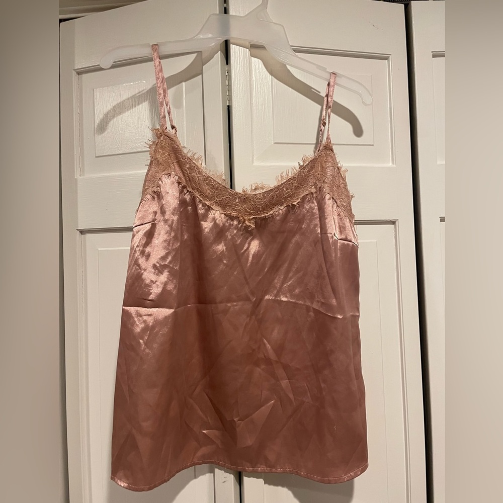 ASTROLOGIE silk pink tank top